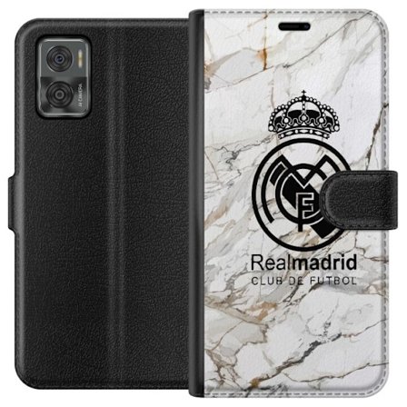 Kompatibelt Plånboksfodral till Motorola Motorola Moto E22i Real Madrid