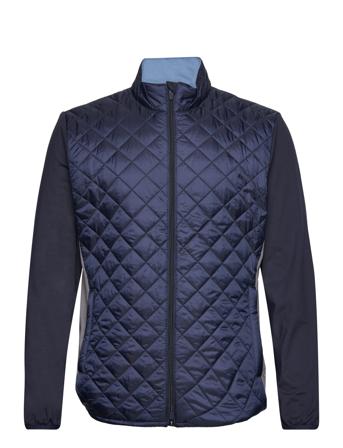 Frost Quilted Jacket Vattert Jakke Blå PUMA Golf*Betinget Tilbud