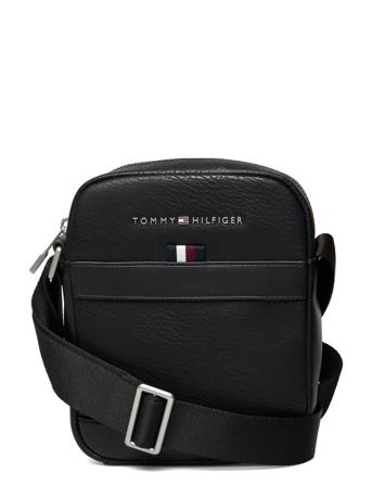 Th Transit Pu Mini Reporter Bags Crossbody Bags Svart Tommy Hilfiger