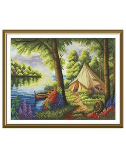 Kirjontapakkaus Taulu Sielun lepo-Nova Sloboda