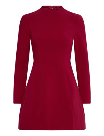 Bardot Delphi Long Sleeve Mini Dress - Red - 38