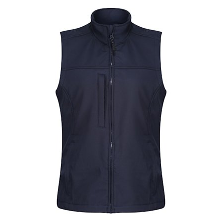 Regatta Dam/Kvinnor Flux Softshell Gilet 12 UK Marin/Marin