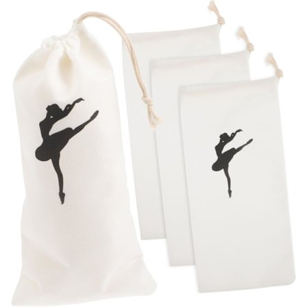 4 stk. Trekksnor Ballet Vesker Tote Innlegg Organizer Tilbehør for Jente