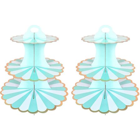 2-pakks pappkakefat, 3-lags papirkakefat, dessert- og bakverkstårn, runde kakefat