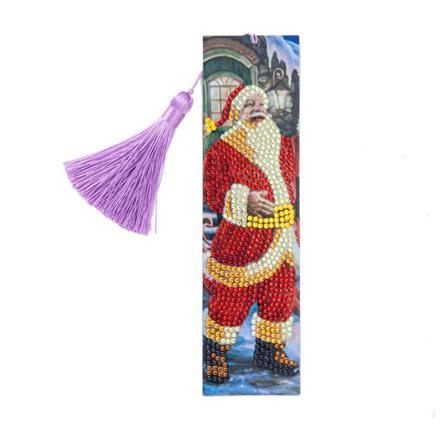 5d Diy Christmas Handmade Art Diamond Painting Bookmark