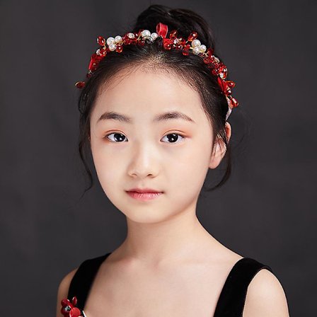 Rosa sløyfe blomsterkrans jente pannebånd hår smykker perle kvinner tiara hodeplagg brud bryllup hår