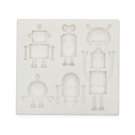 Fondantformar Robotar formar form Perfekt present till DIY-bakningsälskare