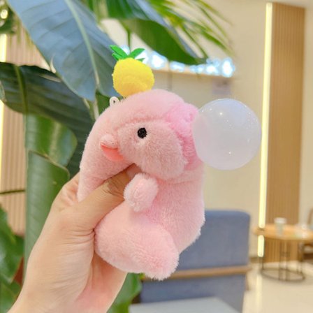 Søt Tegneserie Kapybara Pluss Nøkkelring Kawaii Dukke Nøkkelring Ryggsekk