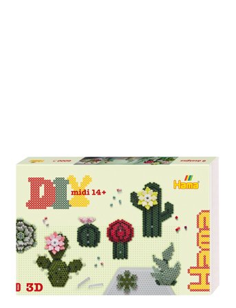 Hama Midi Art Succulents 6000 Pcs. Toys Creativity Drawing & Crafts Craft Pearls Multi/patterned Hama