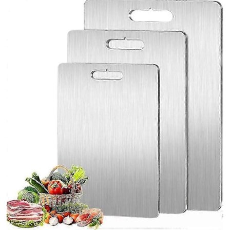 Walkbee Titanium skjærebrett - Lett og slitesterkt kjøkkenbrett, hakkblokk, enkel å rengjøre for hjem, utendørs camping, piknik 24*15cm