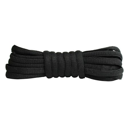 8 Par 120CM Ovalt Skosnöre Stövlar Skosnöre SVART