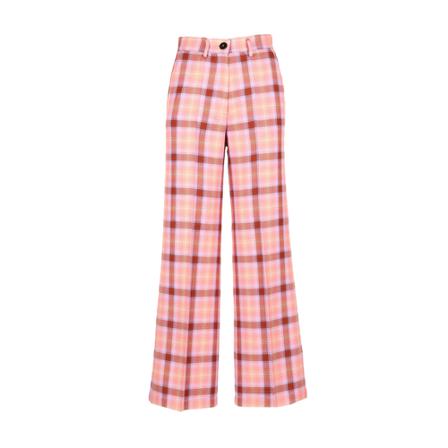 Forte Forte, Pleat-front trousers Różowy, Kobieta, Rozmiar: M