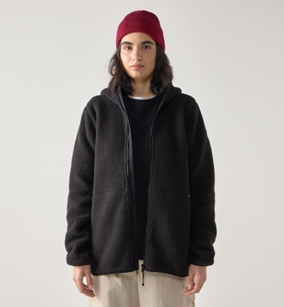 Haglöfs Funäs Pile Hood Women True Black - Damen - M