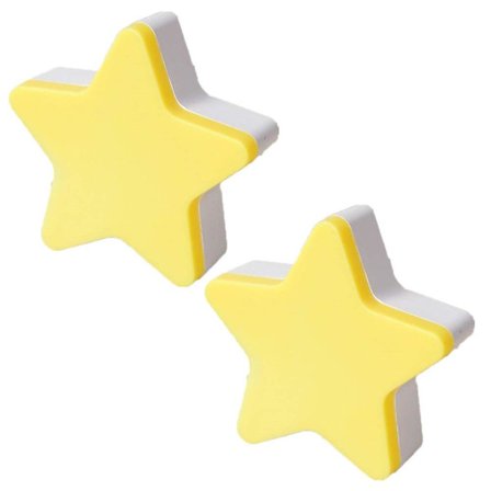 2 stk. natlys til børn baby natlys stikkontakt led natlampe blid gave