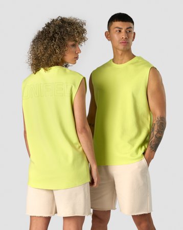 ICANIWILL - Unified Sleeveless T-shirt Print Yellow - Damen - ICIW
