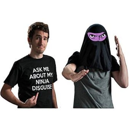 Flip Mask Fun Lyhyt Hihainen Hengittävä Pyöreäkaulainen Kesäpaita Naisille Miehille (100 Pientä Purppuraa)