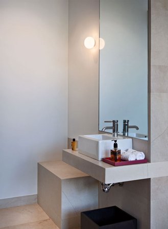 Mini Glo-Ball C/W tak/vegg - hvit