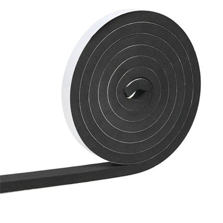 Selvklæbende tætningsbånd 20mm (B) x 10mm (D) / 5m (L) til døre