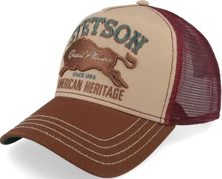 Stetson Trucker Cap Great Plains Brown/Wine
