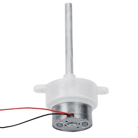 Lang Aksel Lav Hastighed Snekkegear Motor til Fjernstyret Bil 12V 60rpm