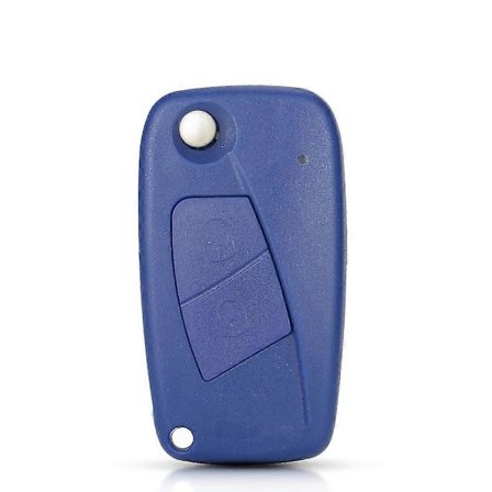 2/3 Knappar Bilnyckelskal För Fiat 500 Punto Stilo Ducato Panda Doblo Bravo Fällbart Fjärrkontroll Nyckelfodral Oskuret Blad LGL