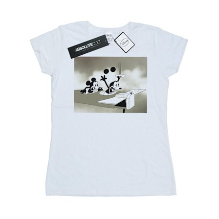 Disney Dam/Damer Mickey Mouse Crazy Pilot Bomull T-shirt S