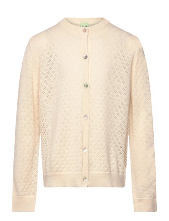 FUB Pointelle Cardigan - Cream - 110