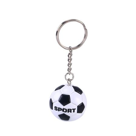 Jalkapalloriipus avaimenperä Simulaatio Soccor Keychain World Game Memorial avaimenperä koristelu (punainen) Black