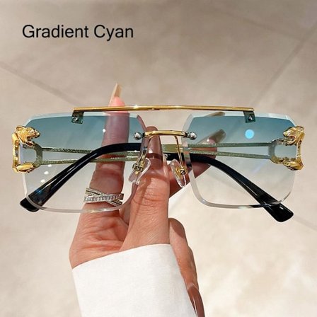 Solglasögon utan båg Gepard Decor Solglasögon GRADIENT CYAN