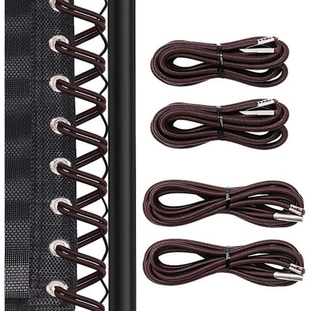 Niversal Zero Gravity Chair Reparationssats, 4-pack Bruna Ersättnings Elastiska Snören Reparationsverktygssats För Reparation Av Zero Gravity Chair, 