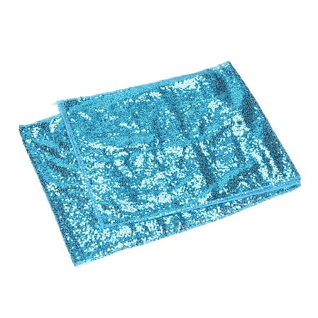 Bordduk i sömlös polyesterplast, mer elegant, glänsande paljettdekoration för fester