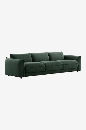 Jotex - Sofa 3-osobowa Zielony - MOLTON - Kup Sofy 3-osobowe firmy Jotex