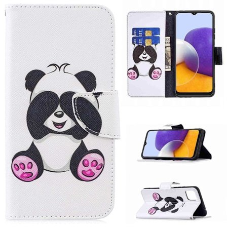 Lompakkokotelo Samsung Galaxy A03 - Panda