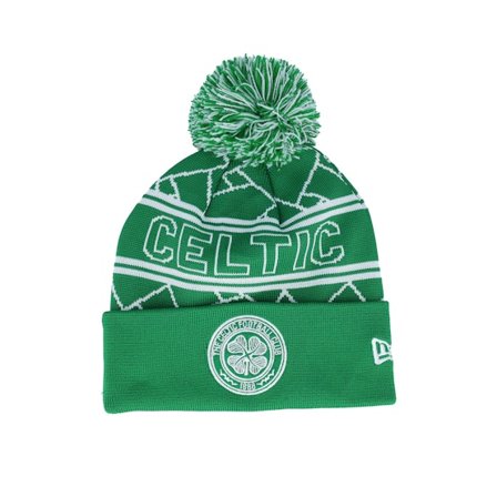 New Era - Verde pom Beanie - Celtic FC Sport Green Pom @ Hatstore