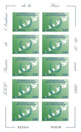 Monaco 1998 - YT 2149 - Postfrisk miniark