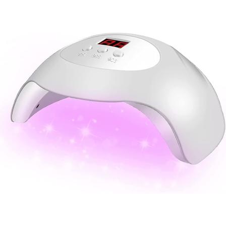LED Neglelampe 36w Profesjonell Gel Neglelampe Tørker Poleringslampe $LED Neglelys Med 3 Timere Og Automatisk Sensor Bærbar Negle