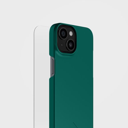Ultramarine Green Phone Case & Screen Protection Bundle | agood, iPhone 13