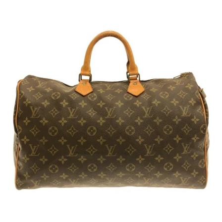 Louis Vuitton Vintage, Pre-owned Canvas handbags Bruin, Dames, Maat:ONE Size,leather