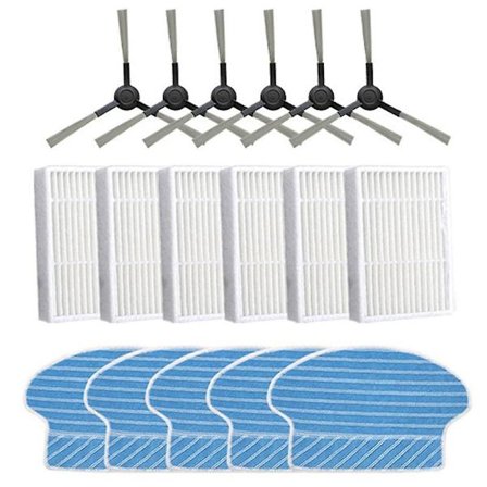 Sivusuulake, suodatin ja moppi -vaihtotarvikkeet P1 P2 P3 Mc70 Mc65 -robotti-imureille