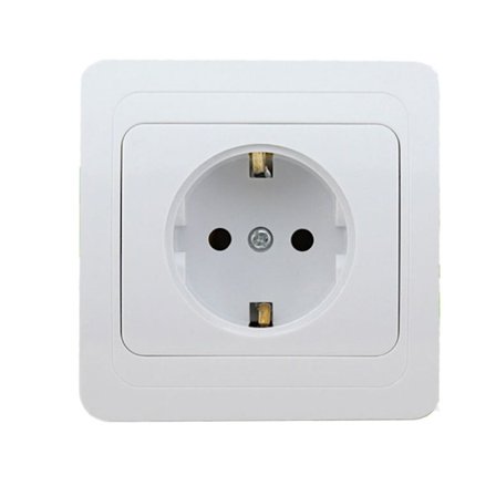 Vegg elektronisk stikkontakt Strømuttak Hjemmestøpsel