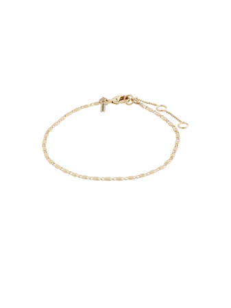 MATCH - Parisa lenke armbånd - Pilgrim - Str. ONESIZE - Dame - Tilbehør - Gul - 99% resirkulert messing, 1% belegning