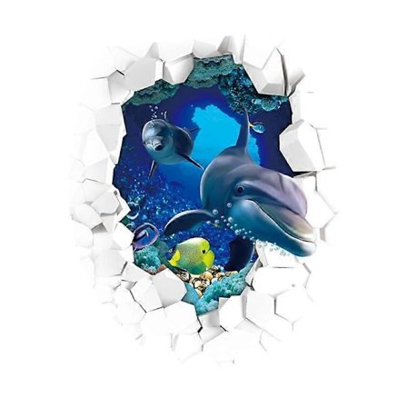 Sarjakuva Delfiini Tarra PVC Irrotettava WC-istuimen Kannen Tarra Kylpyhuoneeseen