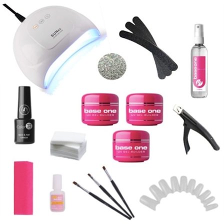 Komplet startsæt gel negle inklusive eksklusiv 36w Led/UV lampe