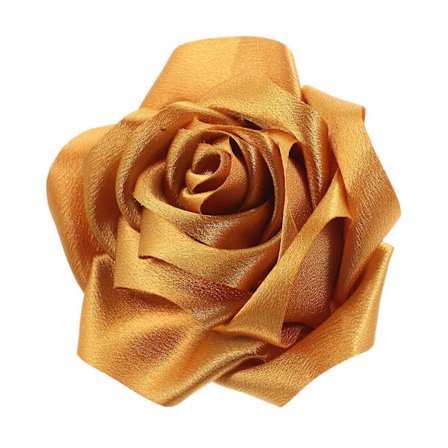 Blomsterbroche i fransk stil til kvinder Satin stof reversnål 4 stk