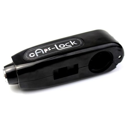 Motorsykkel Grip Lock Styrelås SVART