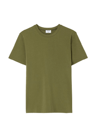 Filippa K Stretch Cotton Tee T-shirts Herr Grön S