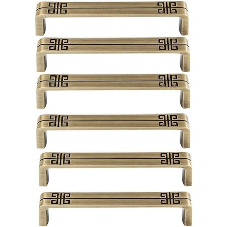 Kjøkkenhåndtak i ren kobber, skapdørhåndtak, 2 garderobe skuffer