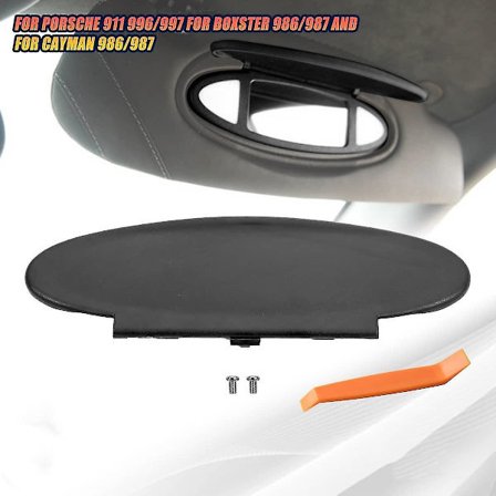 1 st svart solskydds spegelkåpa för Porsche 911 996/997 Boxster 986 Cayman 987 Biltillbehör - Solskydd