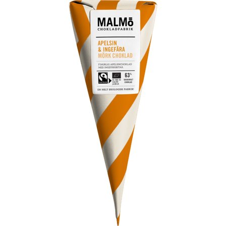 Malmö chokladfabrik Apelsin & Ingefära 63% | Matlagning > Skafferiet > Choklad > Choklad | Bagaren och Kocken