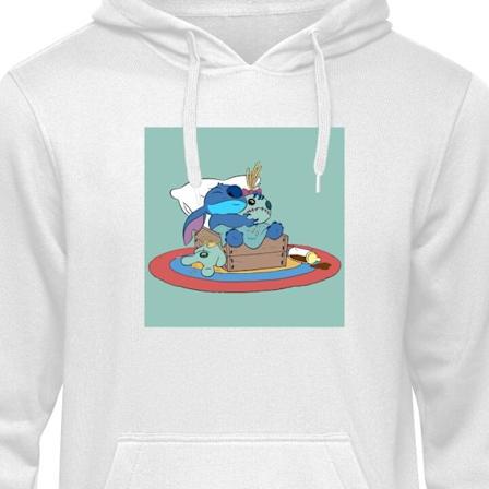 Børne-Hoodie | Blød Hættetrøje til Børn hvid 7-8 År
